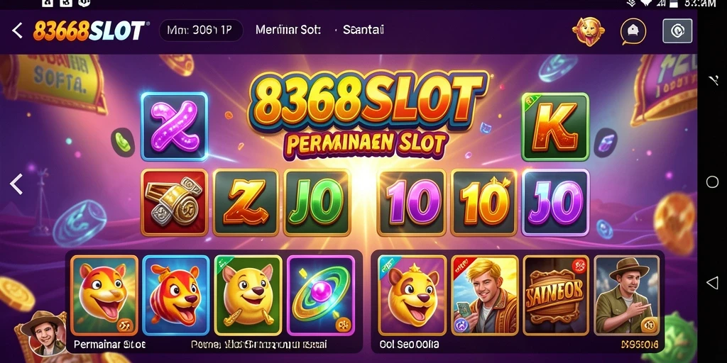 Tampilan permainan 8368SLOT yang menarik dan menghibur.