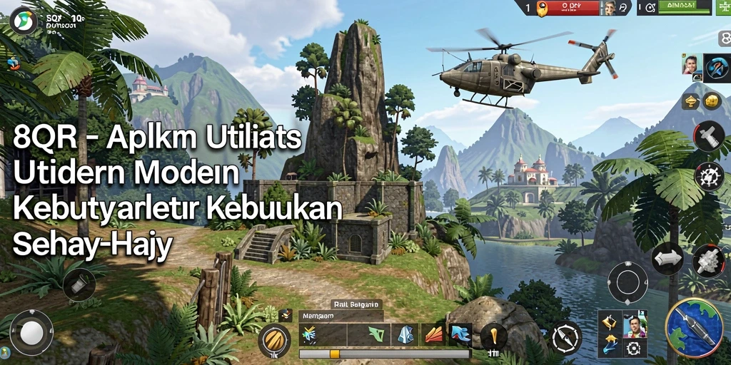 Tampilan aplikasi 8QR dengan fitur pemindaian QR yang intuitif.