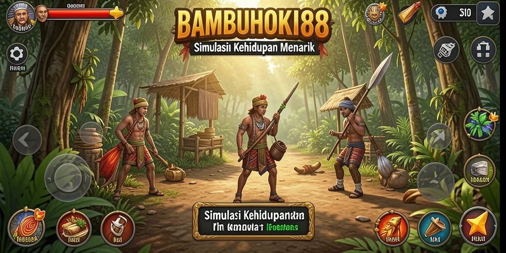 Tangkapan layar menarik dari gameplay BAMBUHOKI88 menunjukkan kedalaman simulasi yang ditawarkan.