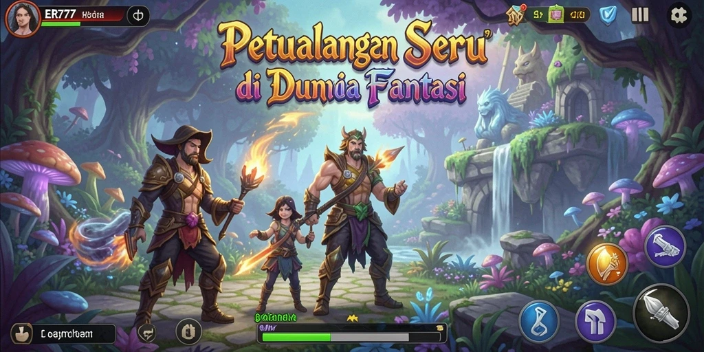 Screenshot gameplay ER777 menampilkan aksi petualangan yang seru dan mendebarkan.