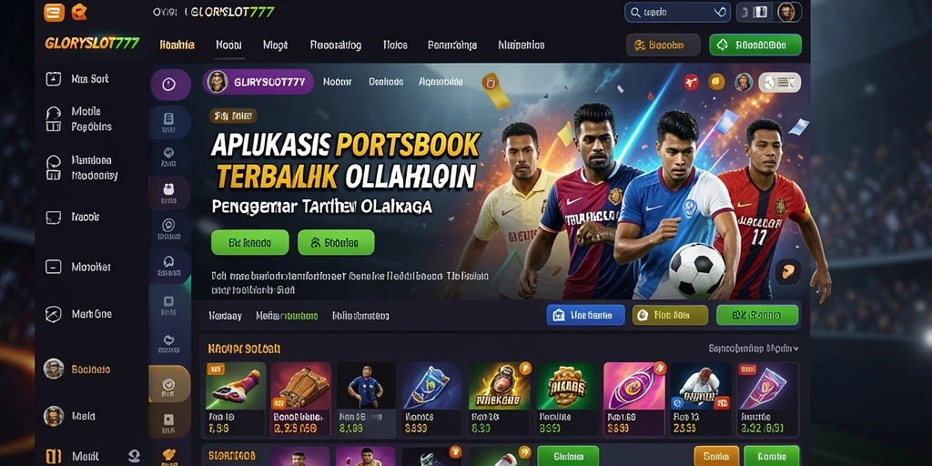 Tampilan menarik dari gameplay taruhan olahraga GLORYSLOT777.