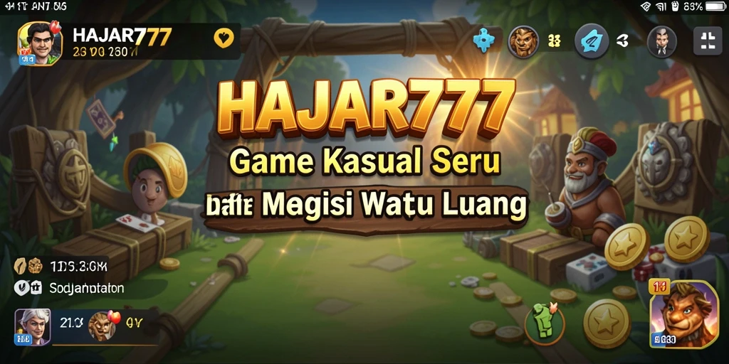 Tampilan gameplay seru HAJAR777 yang mengasyikkan.