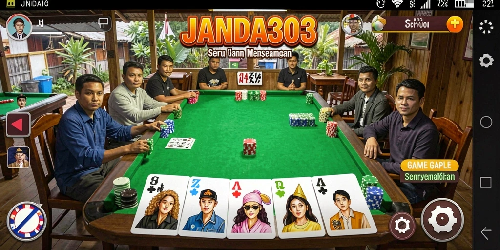 Tampilan gameplay JANDA303 yang menarik dan seru.