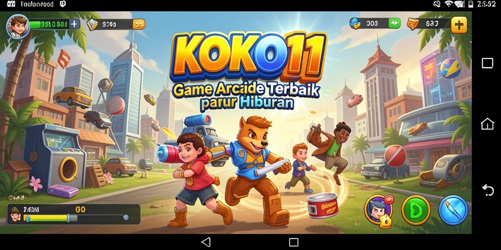 Screenshot gameplay KOKO11 dengan aksi seru dan grafis menawan.