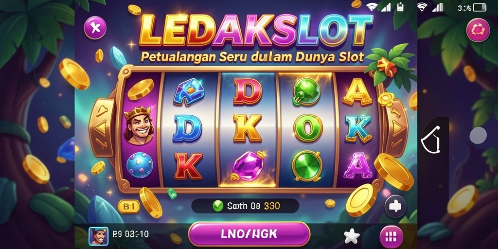 Tampilan gameplay seru dan penuh warna dari LEDAKSLOT.