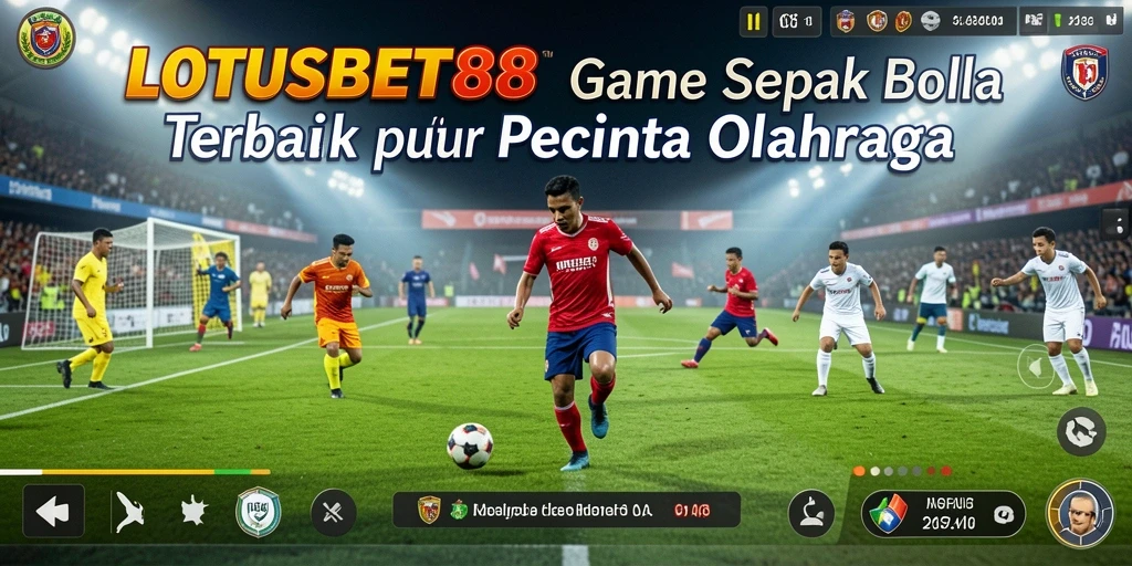 Gameplay menarik di LOTUSBET88 dengan aksi sepak bola seru.