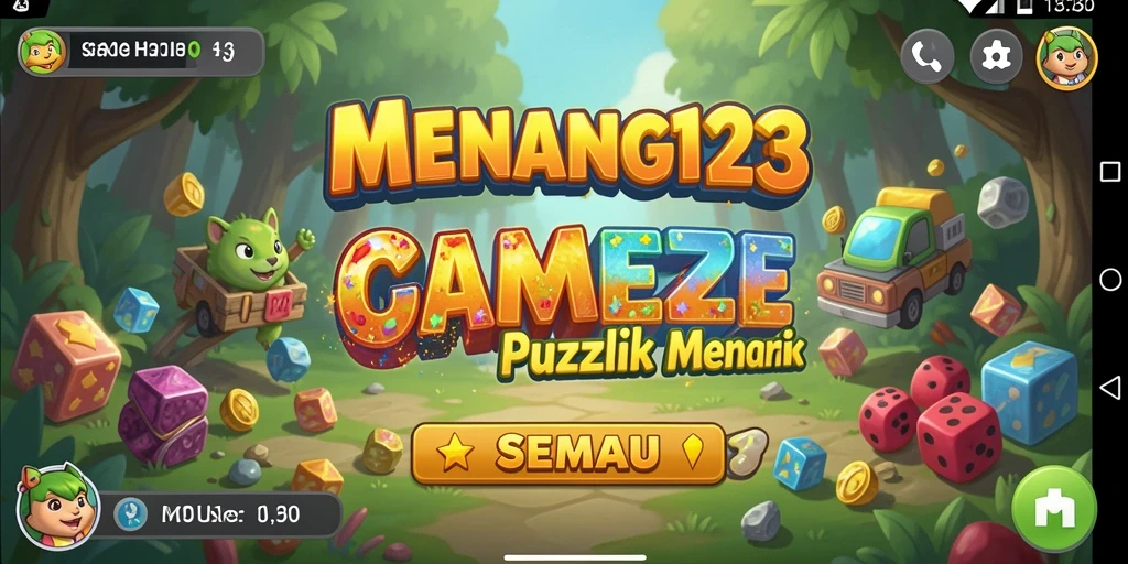 Screenshot gameplay MENANG123 menampilkan teka-teki yang menarik.