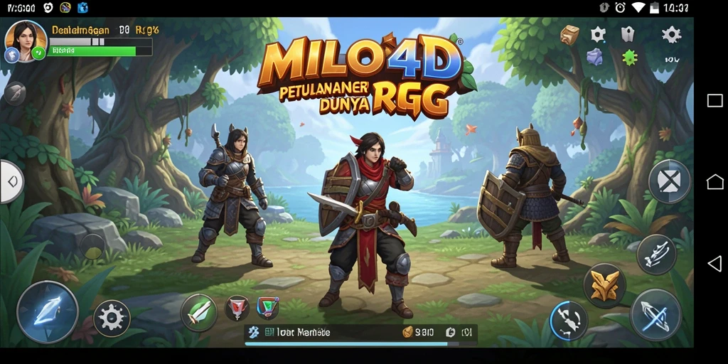 Tampilan luar biasa dari gameplay RPG yang menarik.