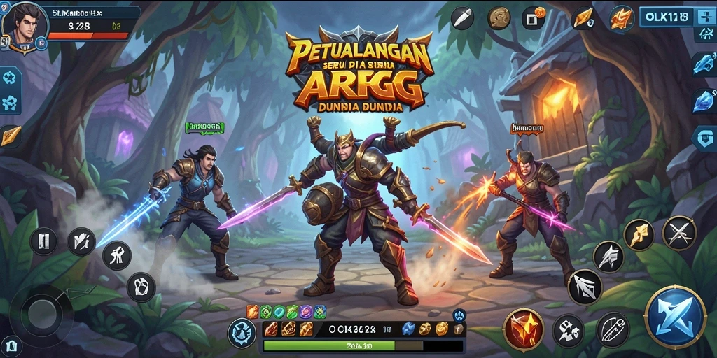 Gameplay seru OLX128 dengan pertarungan intense dan eksplorasi mendalam.