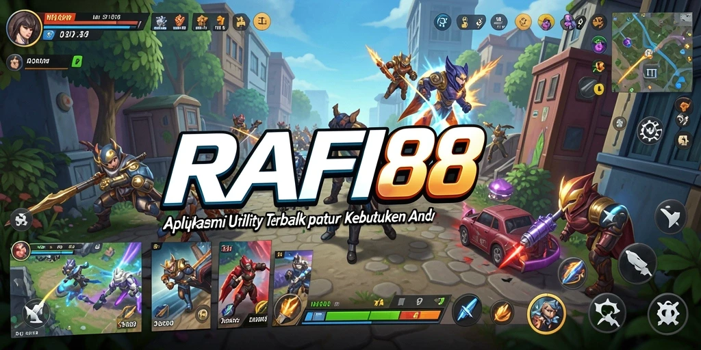 Screenshot utama RAFI88 menampilkan berbagai fitur Utility yang memudahkan pengguna.