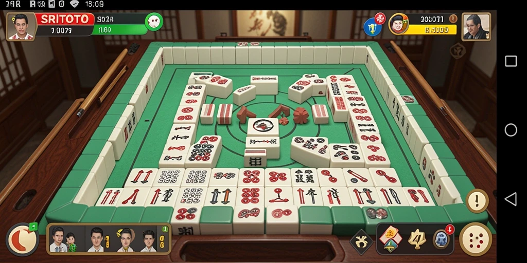 Gameplay <strong>SRITOTO</strong> yang menarik dengan ubin Mahjong.