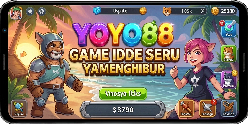 Tampilan gameplay YOYO88 yang menarik dan penuh warna.