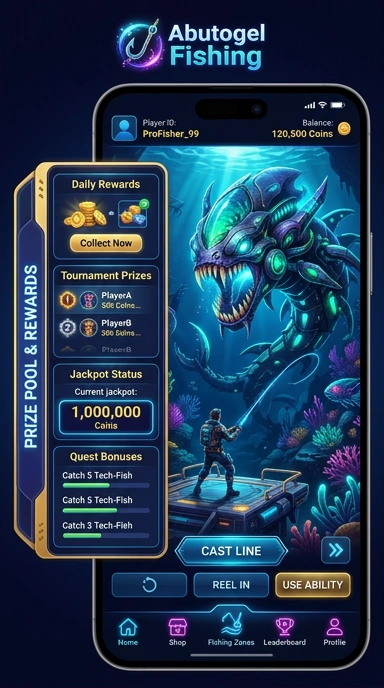 Tampilan aplikasi abutogel di perangkat Android.